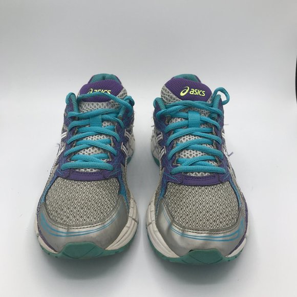 Asics Gel Excite 2 Womens Size 7 Gray Purple Teal - Picture 2 of 8